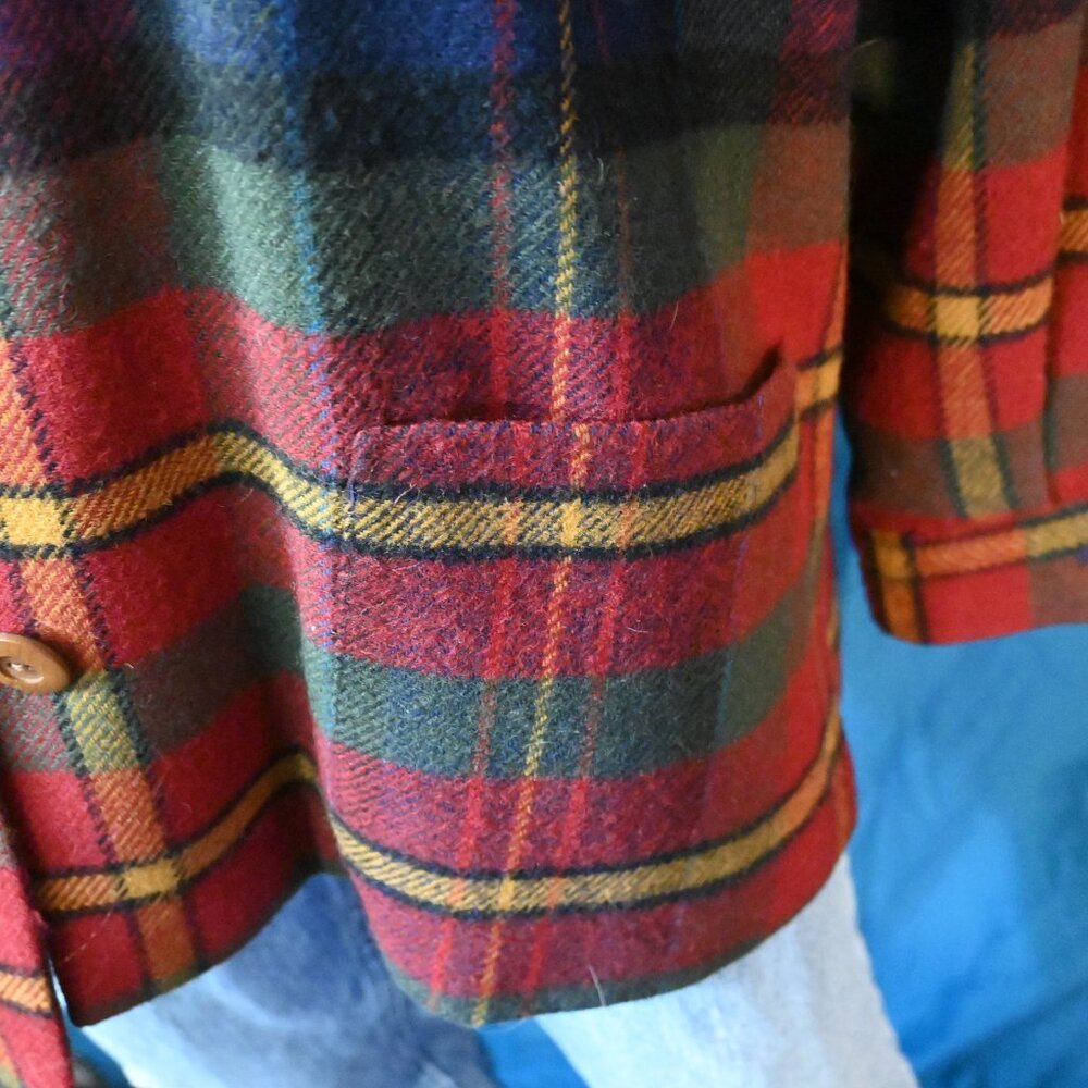 Talbots Button Up Flannel Coat - image 5